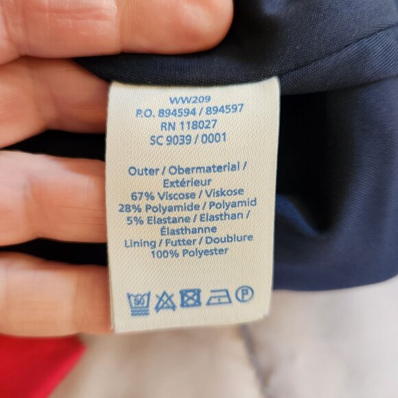 Boden Flora Ponte Midi V-Neckline Sheath Silhouette Short Sleeve Dress - Picture 7 of 14